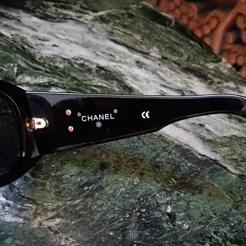 Rare Chanel 1990's Star Les Etoiles Studded CC Sunglasses - Picture 13 of 16